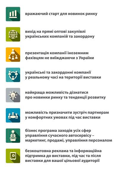 виставка для професіоналів сфери автосервісу й післяпродажного обслуговування автомобілів.