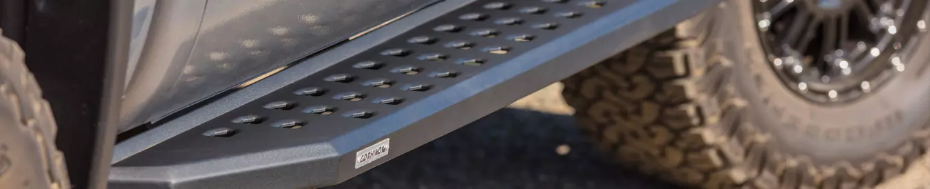 The thresholds for the car banner