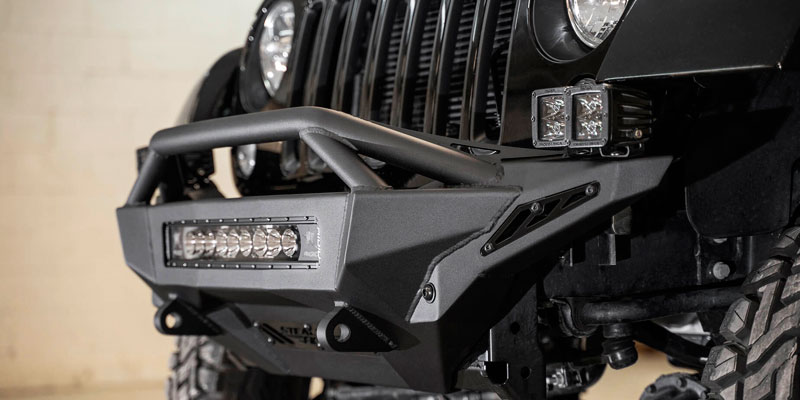 Передній силовий бампер на авто Силовий бампер передній на позашляховик