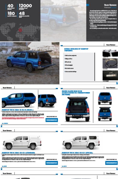 Каталог Road Ranger VW Amarok 