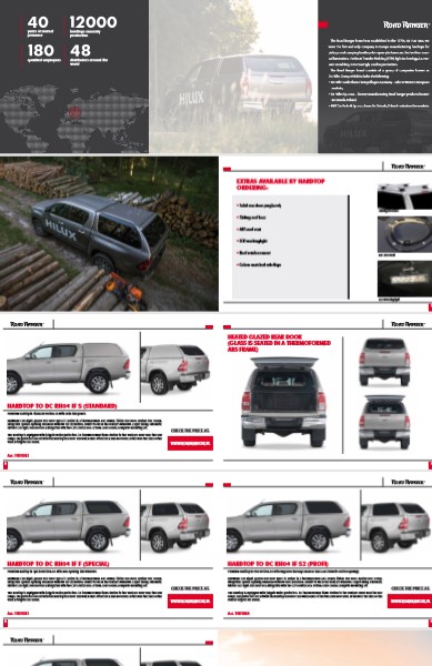Каталог Road Ranger Toyota Hilux Revo