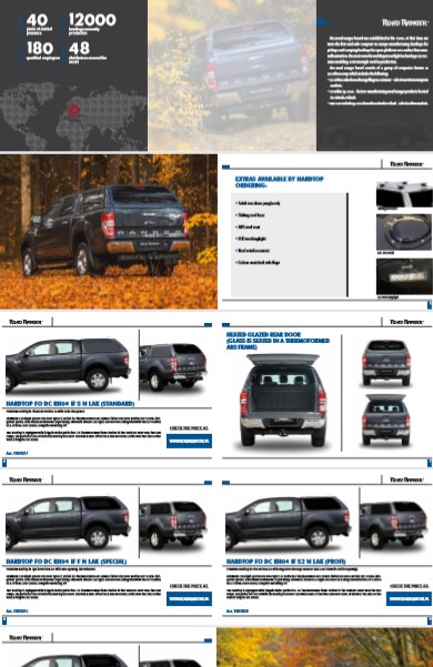 Каталог Road Ranger Ford Ranger