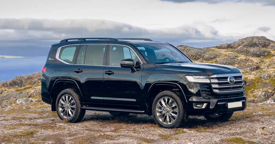 Тойота lc 300 - вид со стороны Тойота lc 300 вид со стороны обзор внедорожника