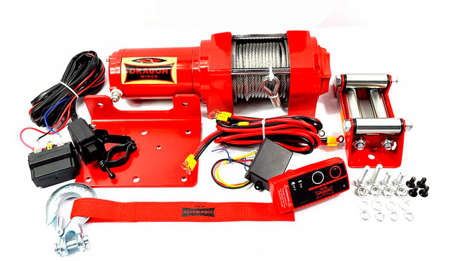 Комплектація лебідки Dragon Winch 3500 ST купити в Україні