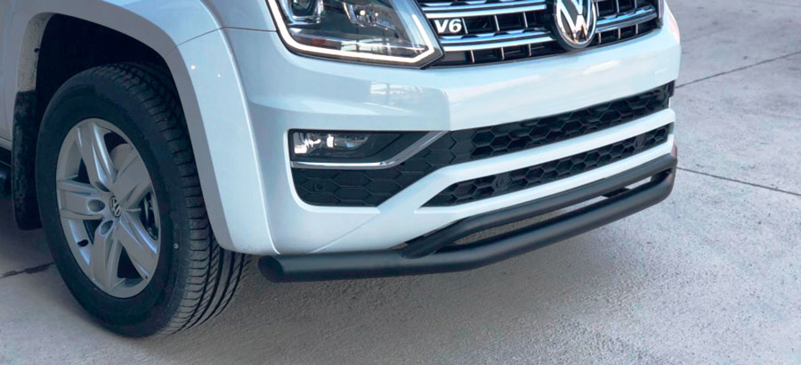 Защита переднего бампера на пикапе купить в Украине