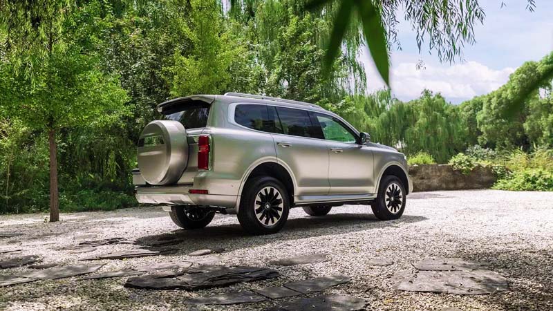 Вигляд ззаду на Tank 600 від китайської компанії презентація Great Wall