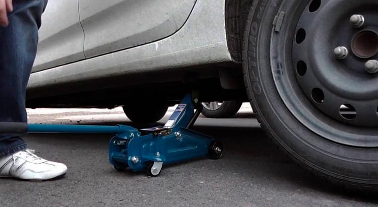 Гидравлический подкатной домкрат для сто гаража ремонта в Украине купить