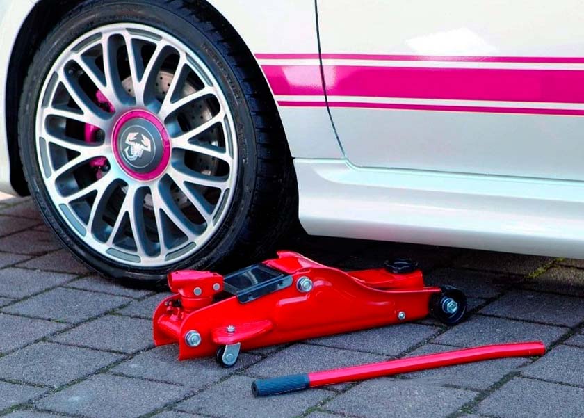 Низкий гидравлический подкатной домкрат для спортивных машин купить в Украине цена