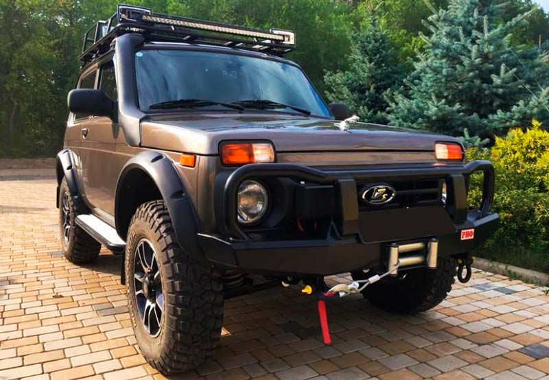 як встановити лебідку на ниву