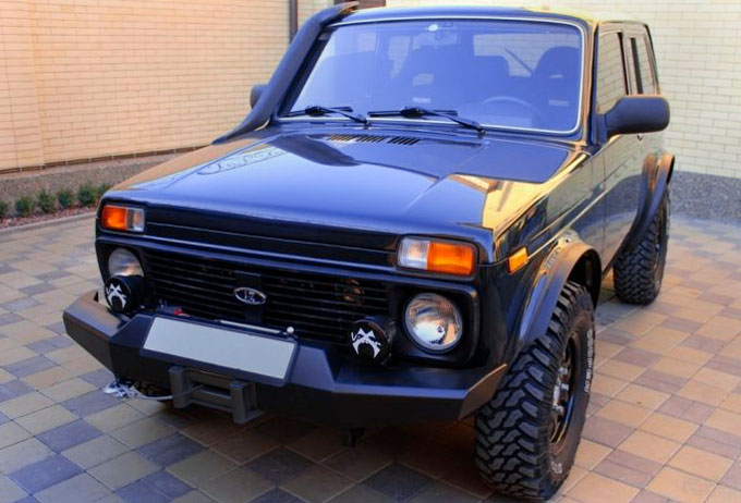 Установка лебідки на ниву