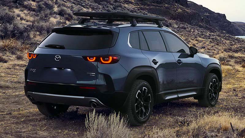 Вид ззаду на новинку від Mazda купити запчастини для тюнінгу в Україні на CX-5