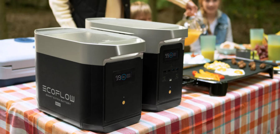 Зарядная станция EcoFlow Delta Max 2000 с дополнительной батареей купить оригинал в Украине с доставкой