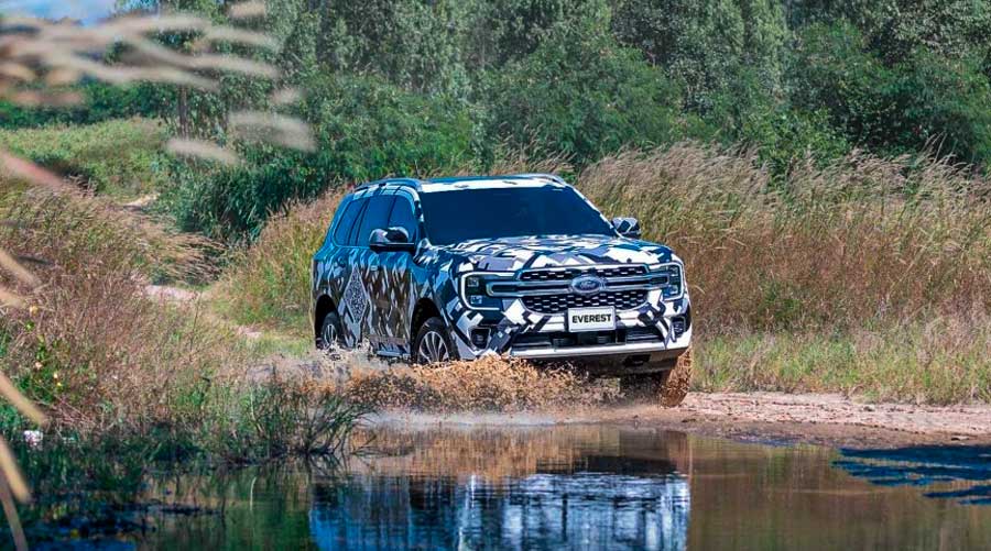 Ford Everest 2022 у камуфляжі на випробуваннях Ford Everest 2022 у камуфляжі на випробуваннях тюнінг купити в Україні