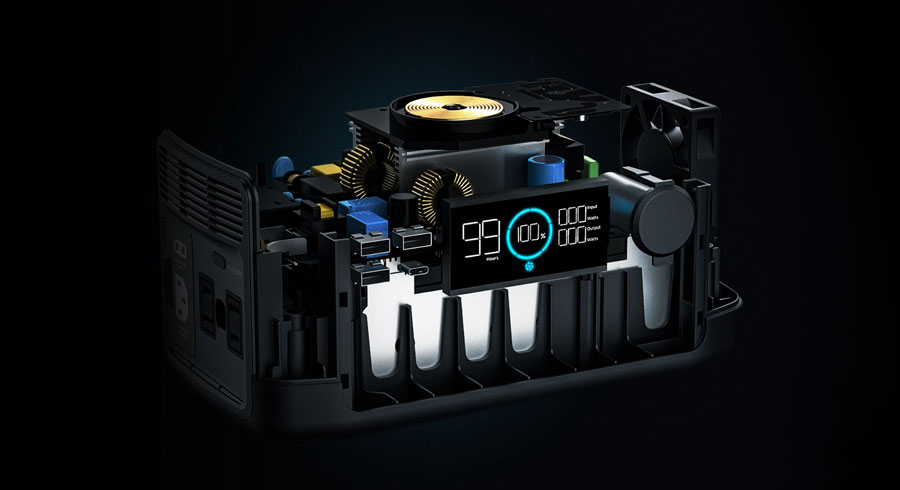 Конструкція зарядної станції EcoFlow River Mini Wireless купити в Україні дешево з доставкою