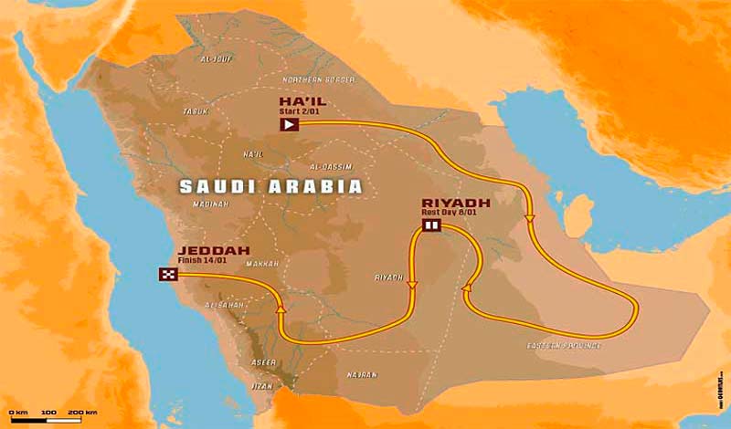 Карта гонки Дакар 2022 аксесуари тюнінг Україна ціна