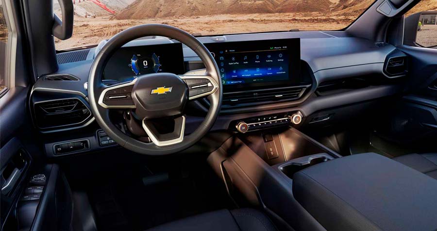 Інтер'єр електричного пікапа Сільверадо 2023 купити в Україні аксесуари ціна оригінал доставка