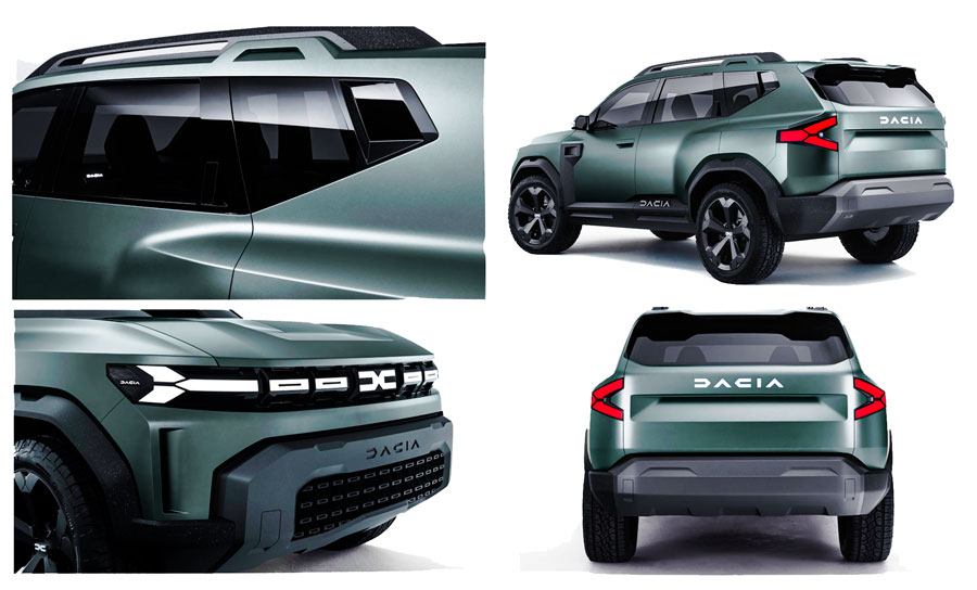 Можливий зовнішній вигляд Dacia Bigster купити в Україні ціна з доставкою