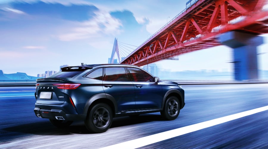 Вид сзади на кроссовер Haval H6 Gt 2022 Вид сзади на кроссовер Haval H6 Gt 2022 в Украине купить цена