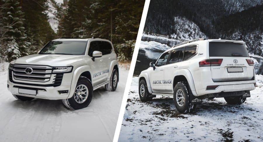 Модифицированный Toyota Land Cruiser 300 от Arctic Trucks для бездорожья купить запчасти тюнинг цена Украина