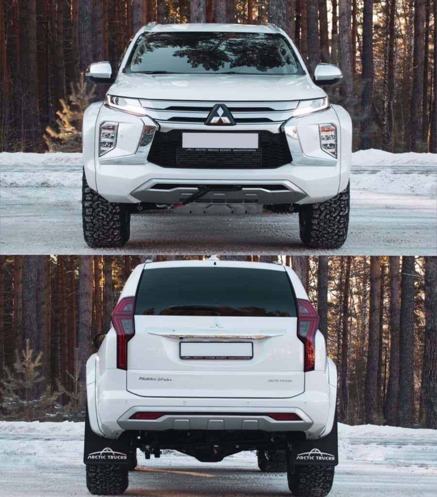 Тюнингованный Мицубиси Паджеро Спорт АТ35 для бездорожья купить в Украине цена Киев тюнинг