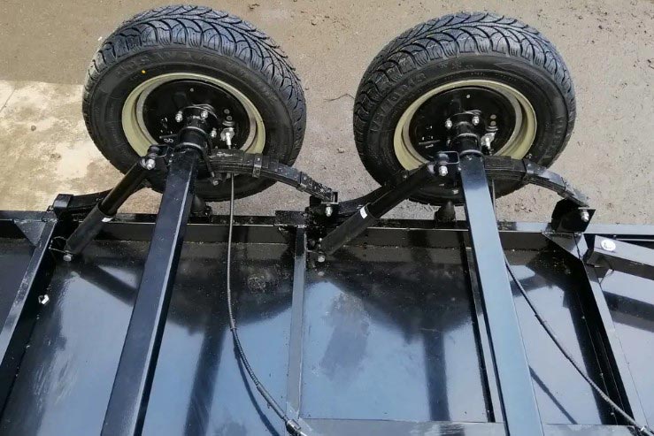 Ось для легкового прицепа своими руками