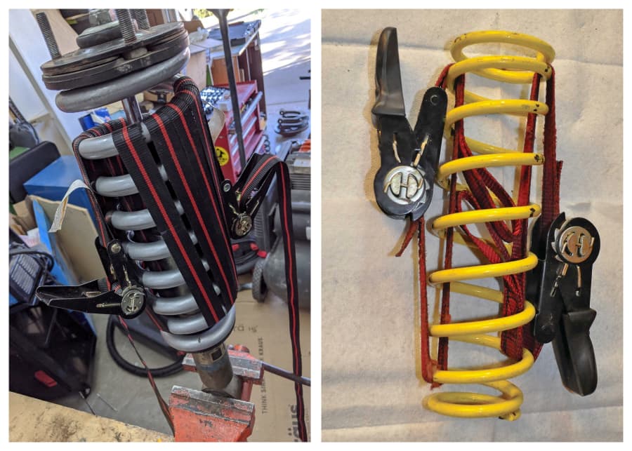 Як стягнути пружину амортизатора без інструментів вдома купити запчастини до позашляховика в Україні ціна Київ