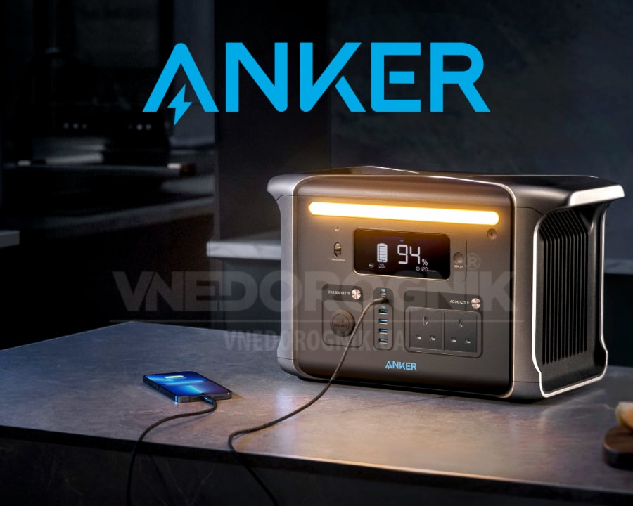 Великі павербанки Зарядна станція для газового котла ноутбука купити в Украні ціна Анкер оригінал