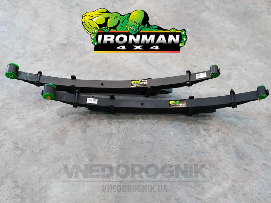 Разновидности рессор Ironman купить в Украине цена заказать для пикапа