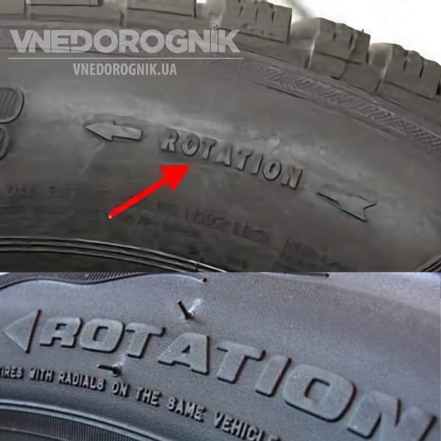 Напрямок коліс Ротація купити гуму для позашляховика ціна в Україні тюнінг