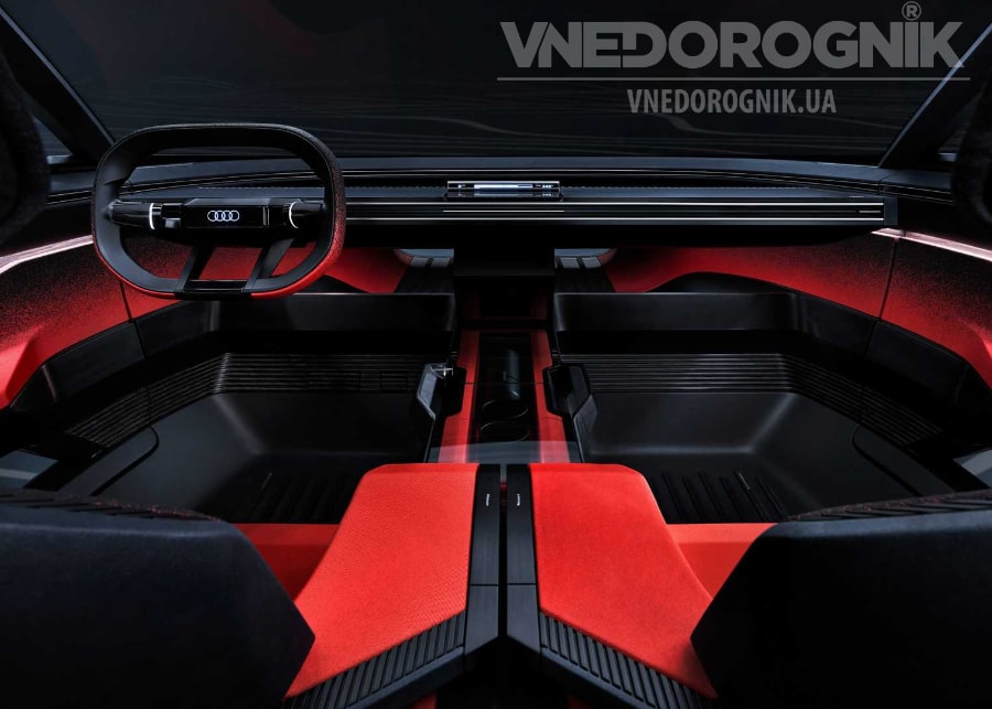 Возможный интерьер Audi E-Tron 4x4