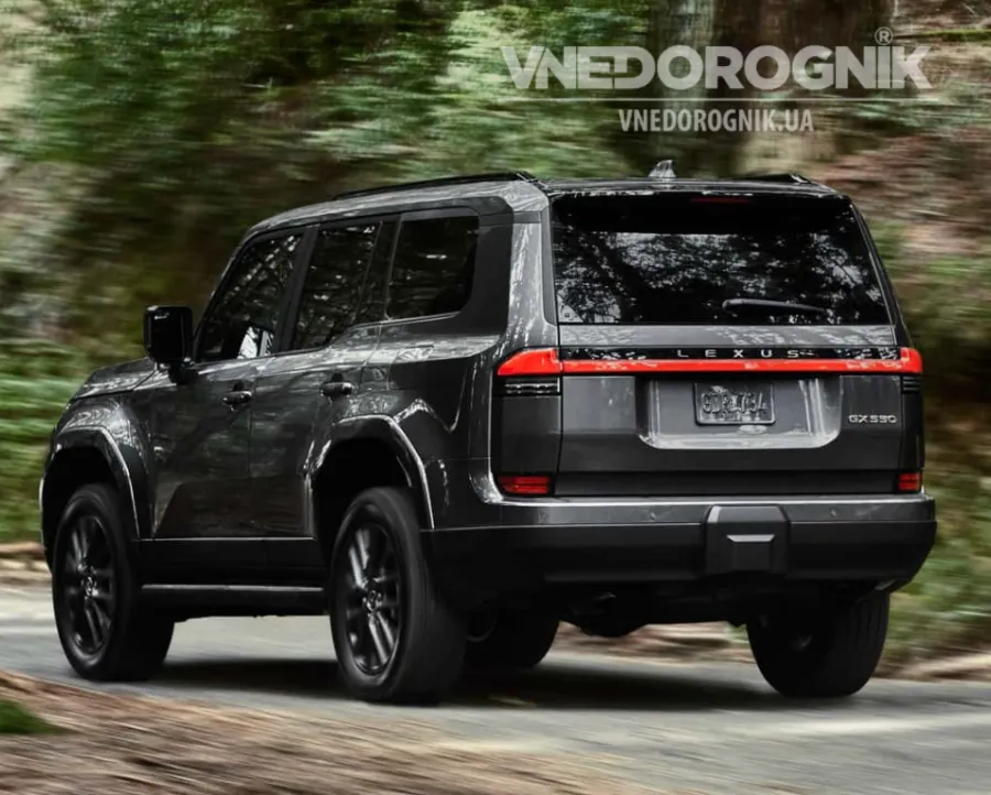 Lexus GX 2024 Задний вид кузова