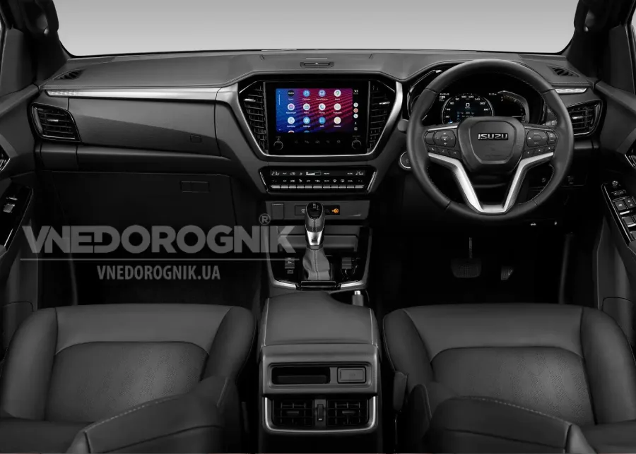 Салон Isuzu D-Max 2024 купити аксесуари в Україні ціна