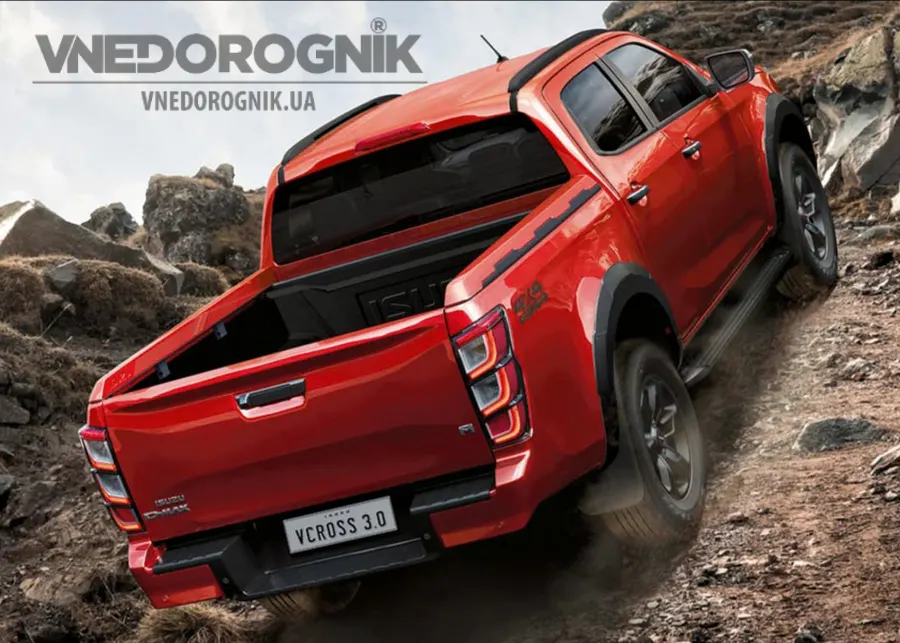 Екстер'єр кузова пікапа Ісузу Д-Макс 2024 купити кунг ціна в Україні