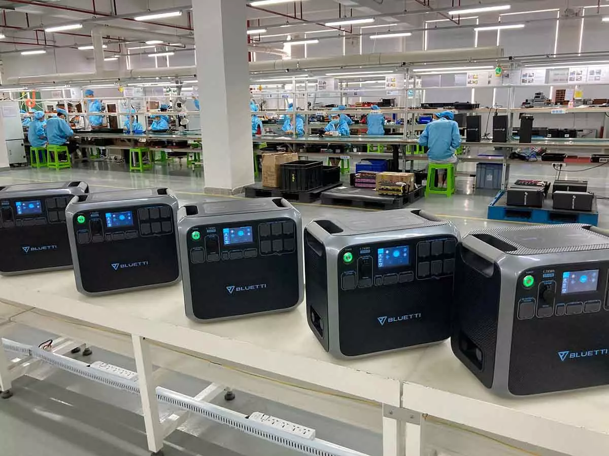 Завод BLUETTI купити зарядну станцію bluetti