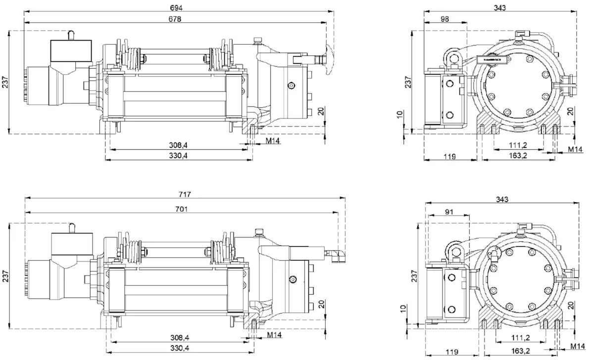 Купити лебідку HMW 4.0 PHT-ST