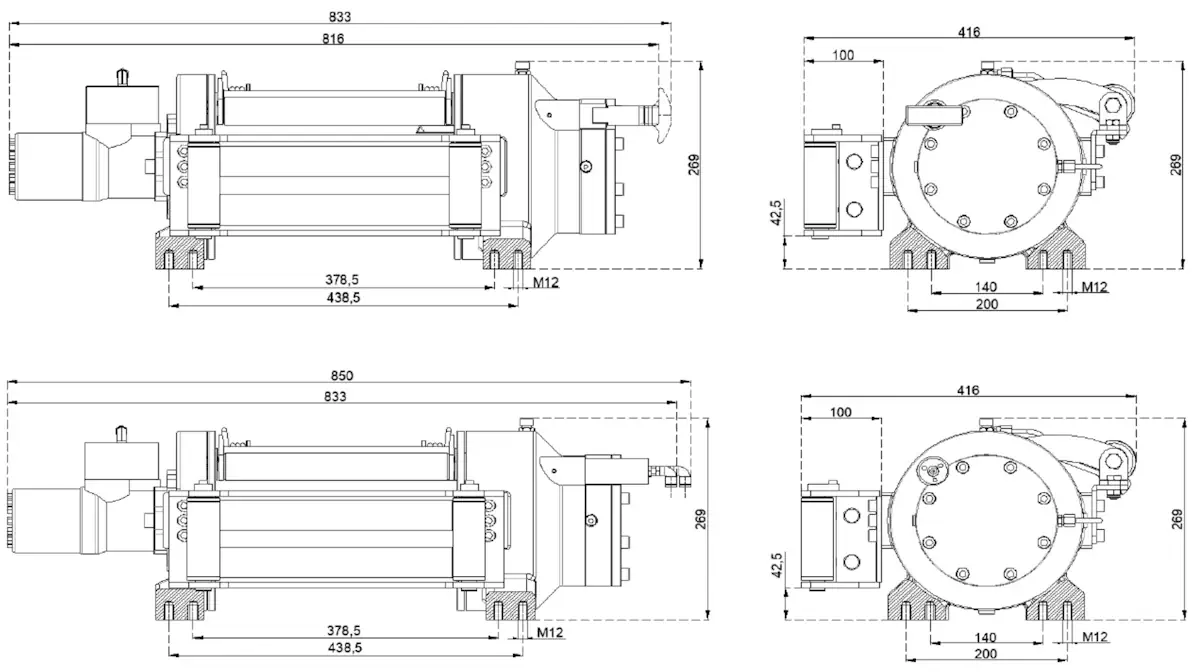 Купити лебідку HMW 6.8 PHT-ST