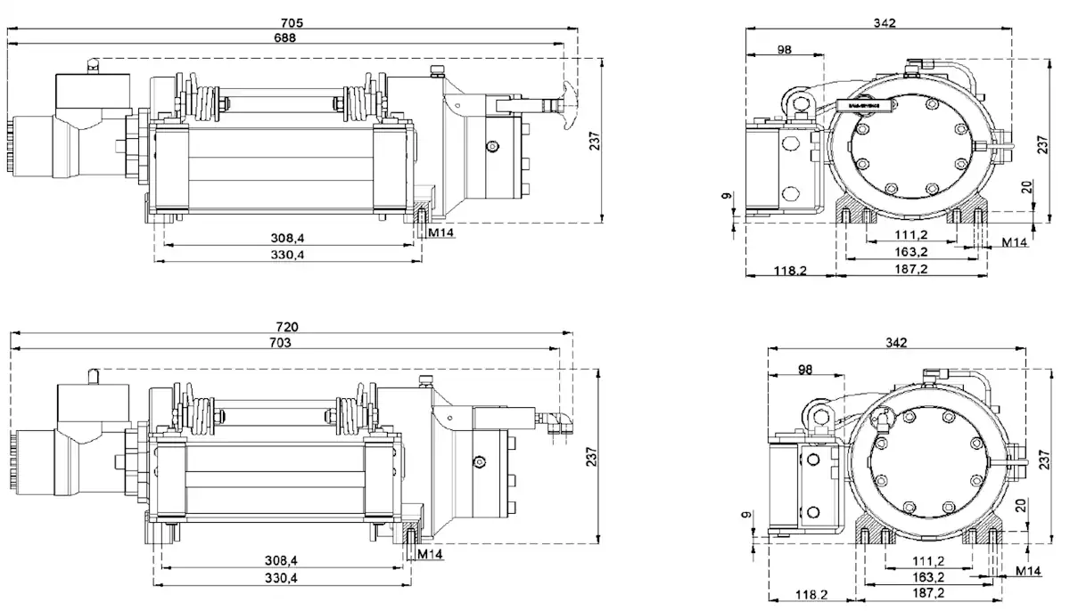 Купити лебідку HMW 3.6 PHT-EN
