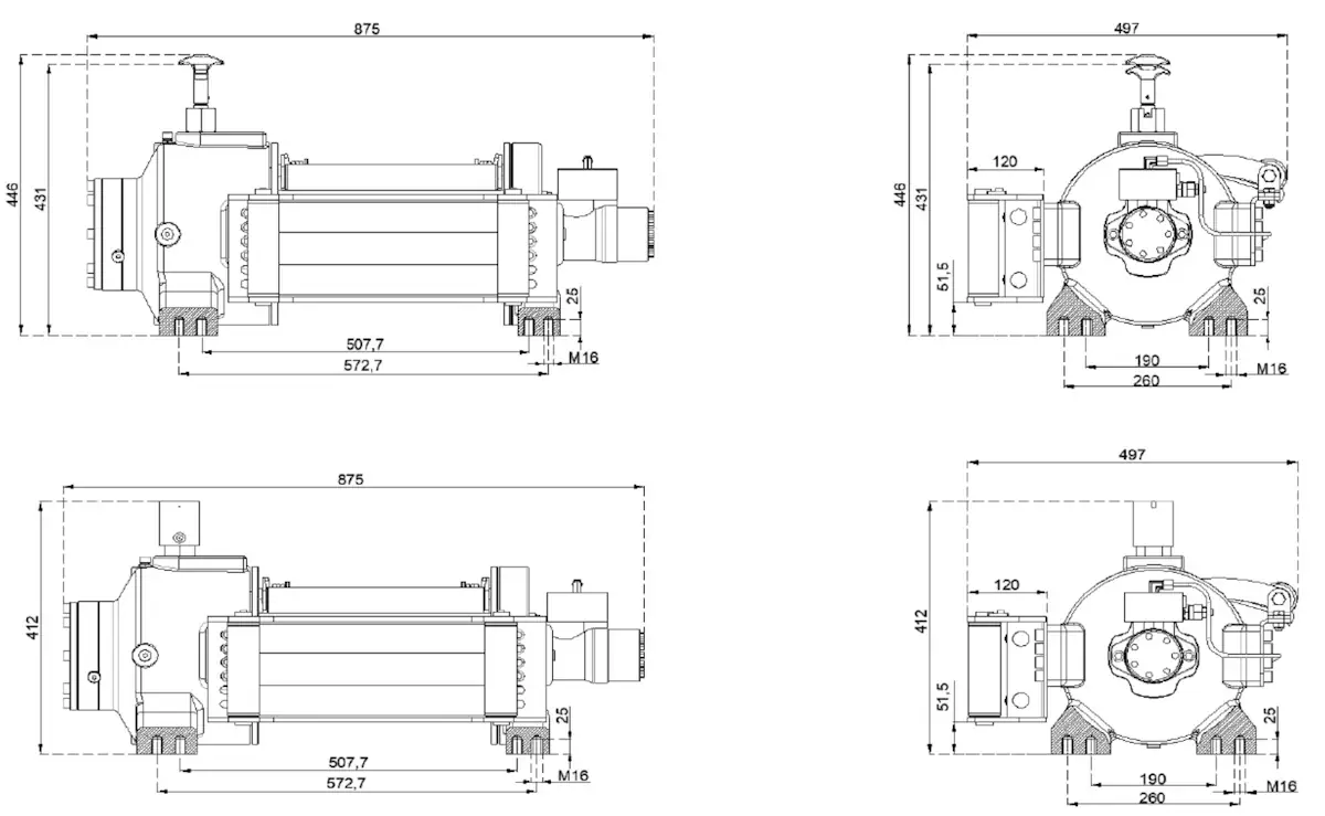 Параметри лебідки HMW 12.0 PHT Купити лебідку HMW 12.0 PHT