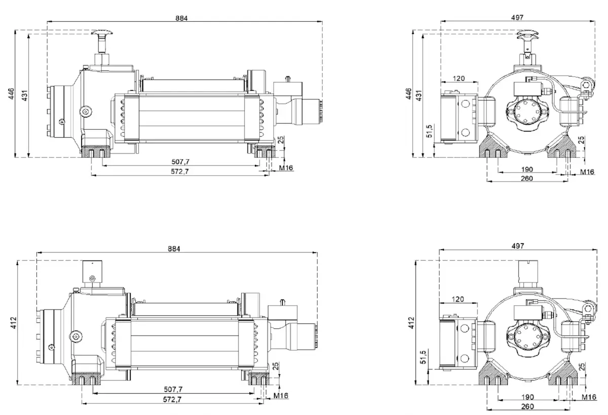 Купити лебідку HMW 15.0 PHT