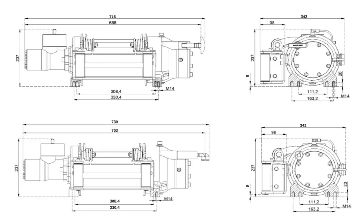 Купити лебідку HMW 3.6 PHT-ST-EN