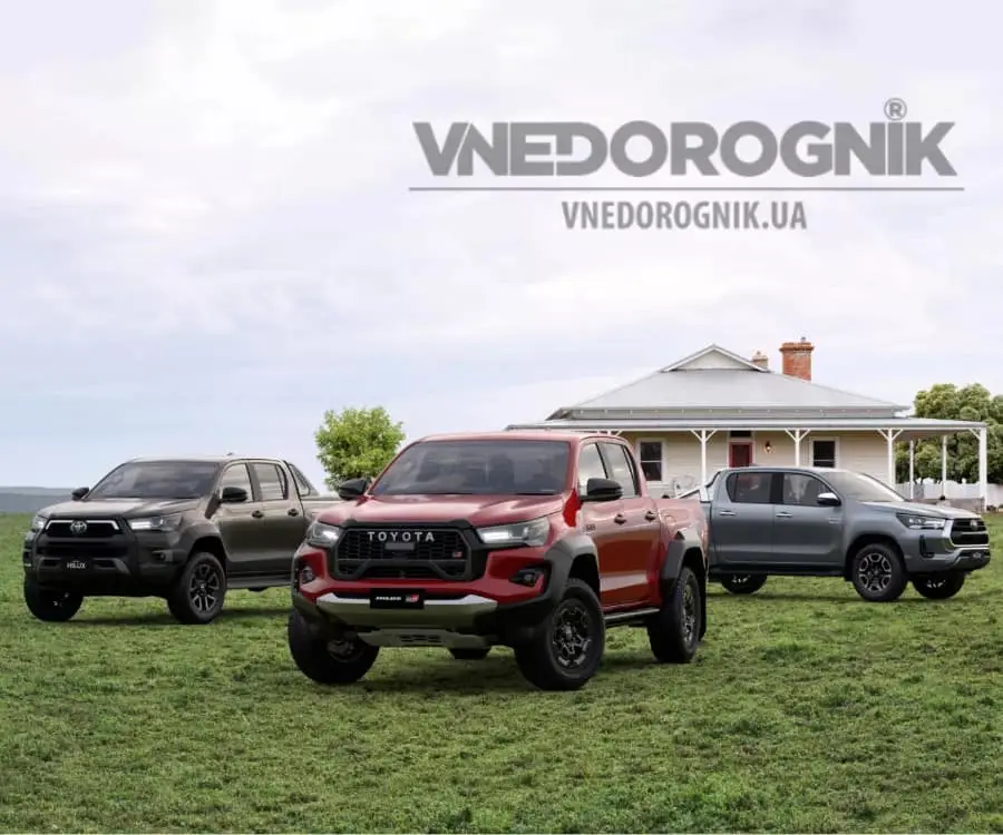 Нові модифікації пікапів Hilux 2024 купити в Україні кунг