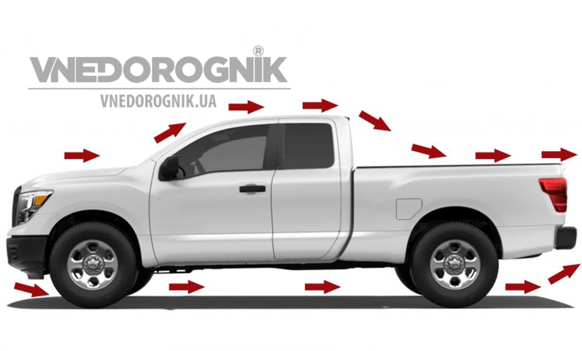 Аеродинаміка ролета на пікапі купити в Україні ціна