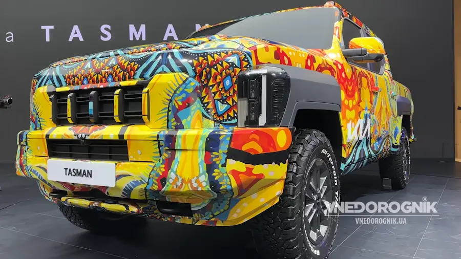 Экстерьер Kia Tasman Фото пикапа Kia Tasman