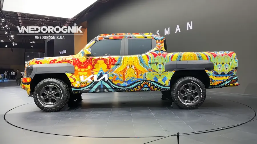 Экстерьер Kia Tasman Фото пикапа Kia Tasman