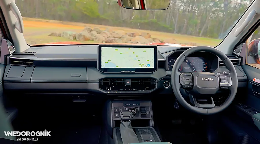 Інтер&rsquo;єр нового Toyota Hilux 2026