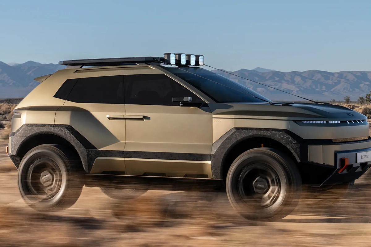 The lifted Hyundai Crater concept Hyundai Crater